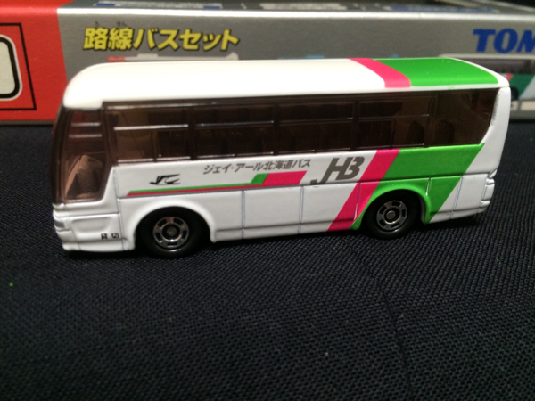 トミカ 路線バスセットばら◆三菱ふそう エアロクィーン ＪＲジェイ・アール北海道バス(株)
