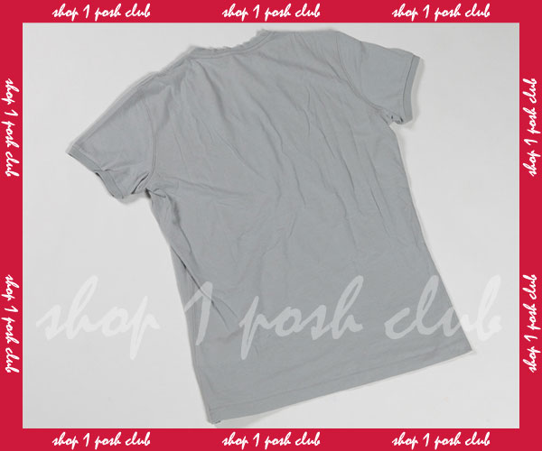 DIESEL【00CDYL】V首コットン＊半袖＊Tシャツ＊OR919薄グレーL