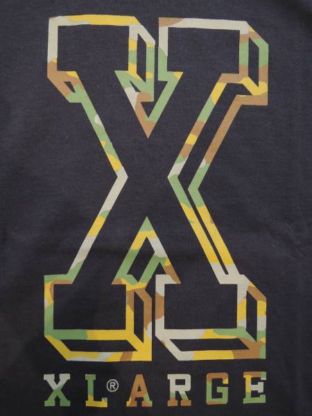 X-LARGE XLarge L/S TEE REFLECTOR CAMO X темно-синий L/S футболка включая доставку 