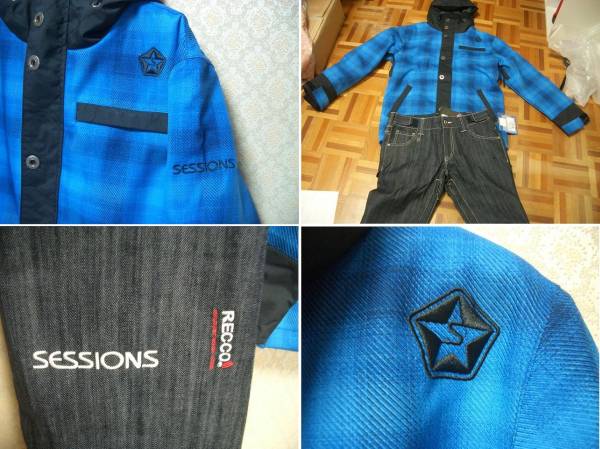 送料込 SESSIONS セッションズ 上下セット Mサイズ 新品 デニム 送料込 SESSIONS セッションズ 上下セット Mサイズ 新品 デニム
