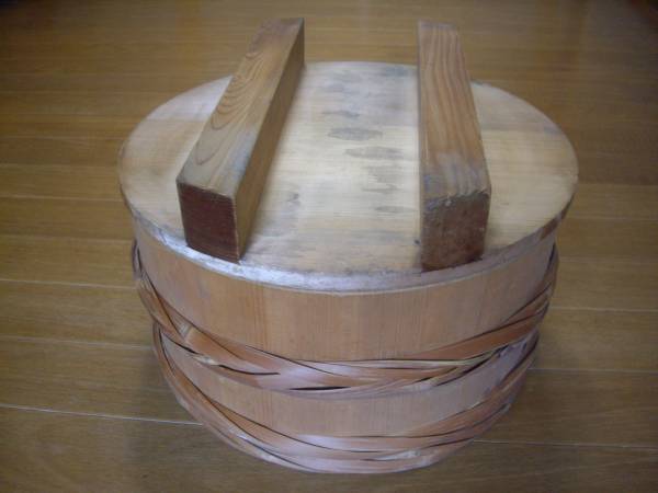 * из дерева деревянный контейнер для риса диаметр 43.0 см *