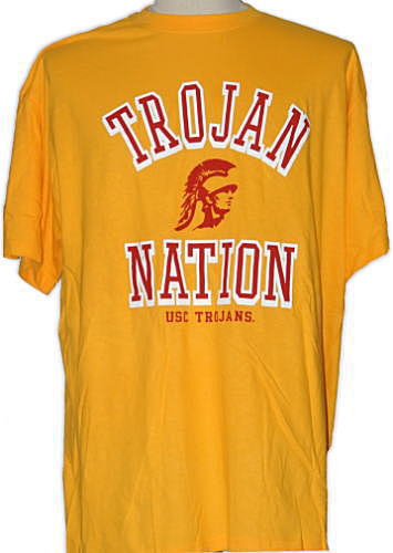 新品 即決 NCAA ＵＳＣ サザンカリフォルニア Ｔシャツ３ 処分価格　送料込_画像1