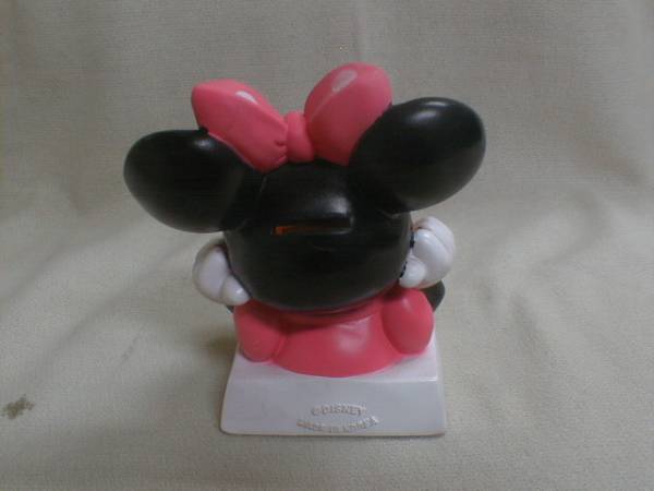  pretty Minnie Mouse . image 14cm retro hardness sofvi savings box out of print 