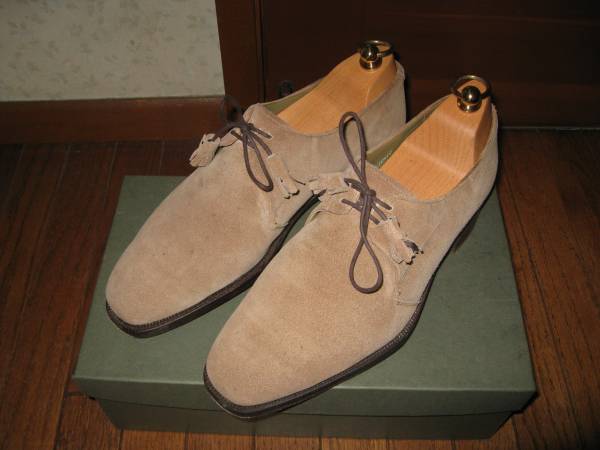 最高級 即決美品コルドヌリアングレーゼの靴木製ツリー付 靴