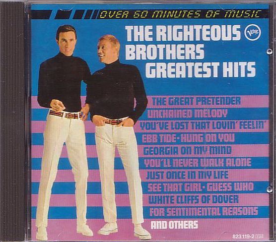 ライチャス・ブラザーズ ベスト盤CD／Greatest Hits 1967-68年 60年代 ドイツ盤_画像1