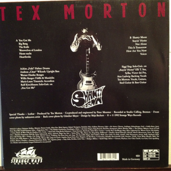 TEX MORTON LP SHANTY TOWN ACOUSTIC ロカビリー_画像2
