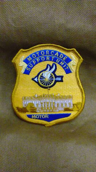 ★ ワッペン MOTORCADE SUPPORT UNIT ★の画像1