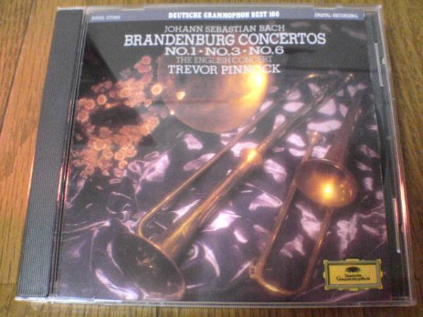CD「バッハ：ブランデンブルク協奏曲第１、3&6番 ピノック」★_画像1