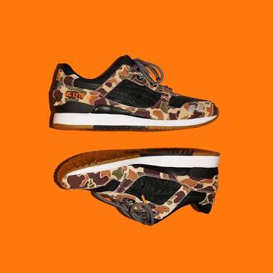 atmos x asics gel lyte3 duck camo US9 27cm supreme nike max_画像2