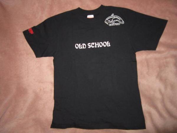 超レア 即決 CATFISH OLD SCHOOL キャットフィッシュ オールドスクール Tシャツ 黒L_画像1