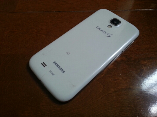 即落/即発!!美中古品 SC-04E Galaxy S4 ホワイト おまけ多数_画像2