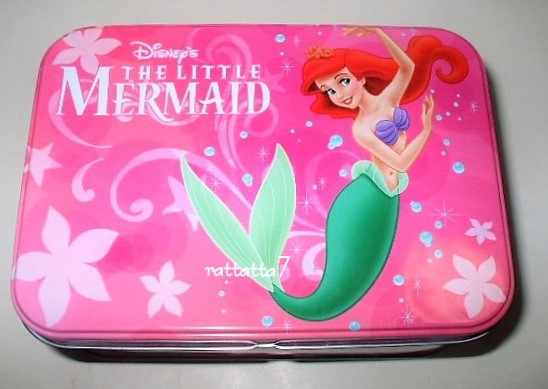 *Disney Princess*LITTLE MERMAID*Arie* Little Mermaid * Ariel * franc da-* жестяная банка * Disney 