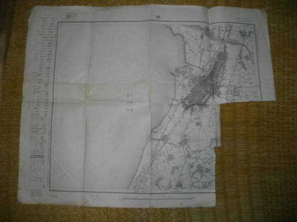 [地図]切れあり 堺 １/２萬(wàn) 大日本帝國(guó)陸地測(cè)量部　大正元年　