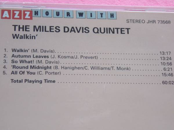 CD／Miles Davis／Walkin／マイルス・デイビス／ウォーキン_画像3