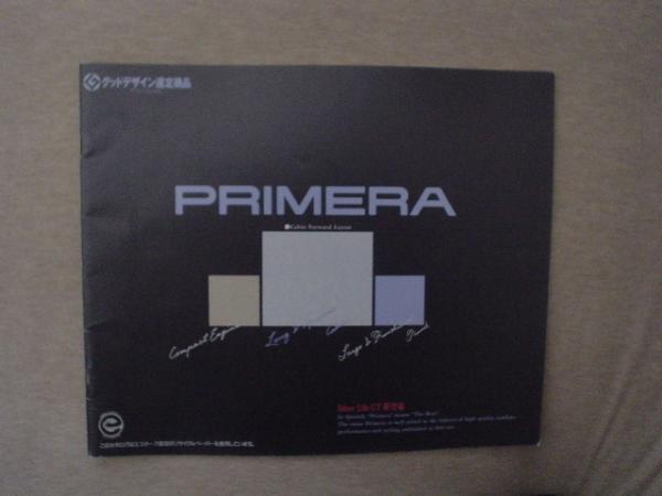 新車カタログ　日産　プリメーラPRIMERA　P10　2.0eGT 92.02 P37