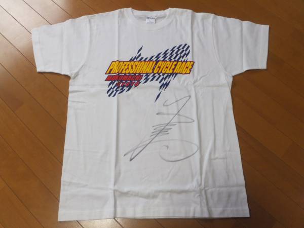 KEIRIN ケイリン 川村晃司？サイン Ｔシャツ L 京都向日町競輪場