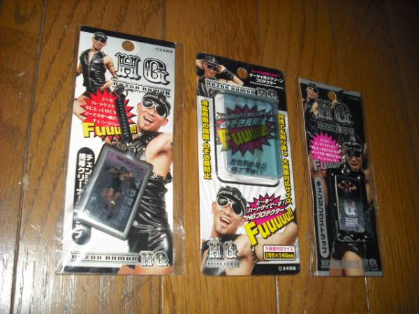  comic Laser lamonHG strap Professional Wrestling la- hustle?? 3 kind loose sale possibility unopened 