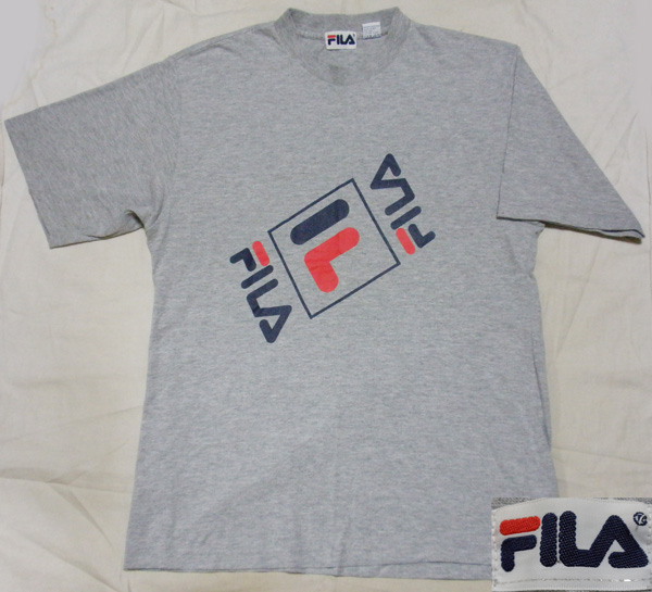 L【FILA/Tシャツ】フィラ 90年代 ビンテージ 古着_画像2