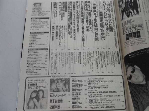 ●ドクターピカソ●創刊号●19950811●鈴木紗理奈白鳥智恵子ち_画像2