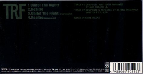◆8cmCDS◆TRF/Unite! The Night!/m.c.A?Tプロデュース