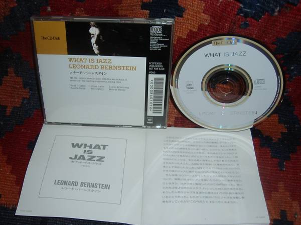 50's レナード・バーンスタイン CD / ジャズとは何か WHAT IS JAZZ FCCP93008 SONY RECORDS 1956年　_画像3