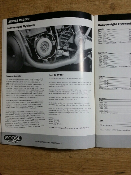 1991 MOOSE Racing カタログ_画像2