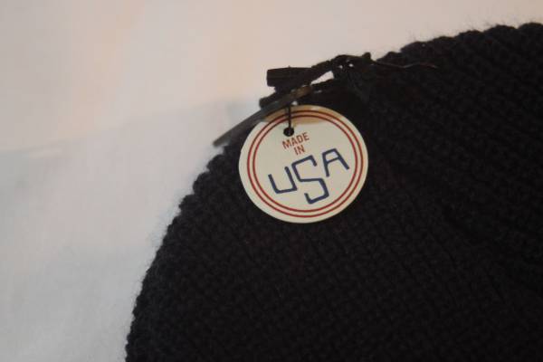  new goods regular BRIXTON knit cap HEIST navy / yellowtail k stone NAVY Beanie MADE IN USA