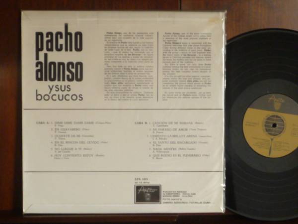 PACHO ALONSO/BOCUCOS-1055 （LP）_画像2