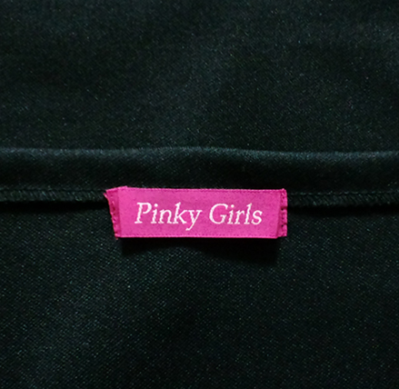 Pinky Girls ピンキーガールズ 黒＆水玉模様のワンピース（S）_画像2