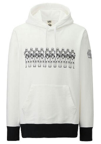 參考価格3229円 UNIQLO スターウォーズプルパーカーS 新品同様