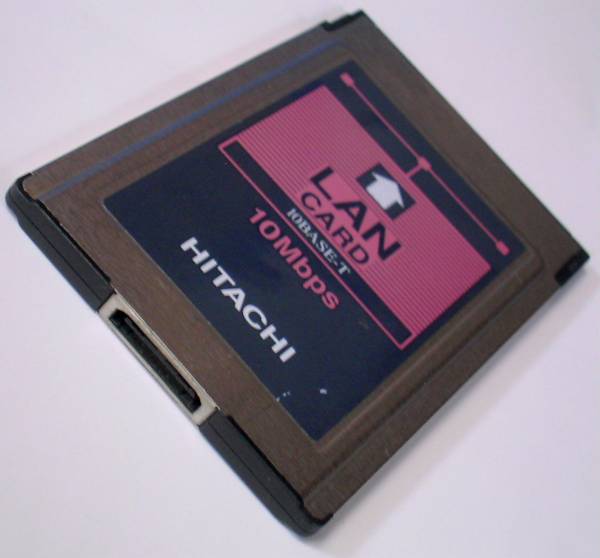【日立】10BASE-T　LAN　PCカード HT-4840-14（ケーブル欠品）