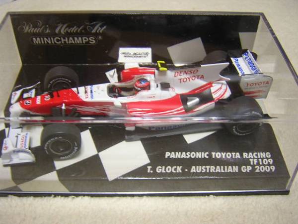 1/43　MINICHAMPS　2009年オーストラリアGP　トヨタTF109　T・グロック_画像1