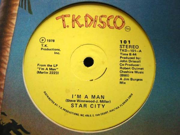 □試聴□Star City - I'm A Man/I Can't Get Over You/Disco12□_画像1