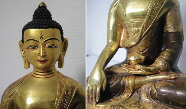 即決◆仏陀/釈迦牟尼仏像◆仏教　チベット　ネパール 2_画像2
