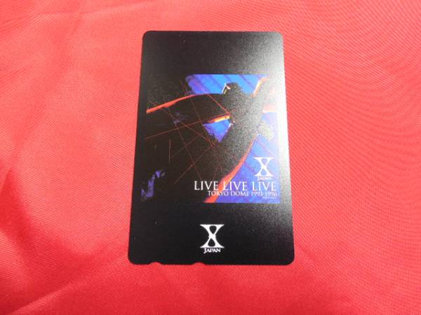 テレカ X JAPAN LIVE LIVE LIVE TOKYO DOME 1993 50度数 未使用_画像1