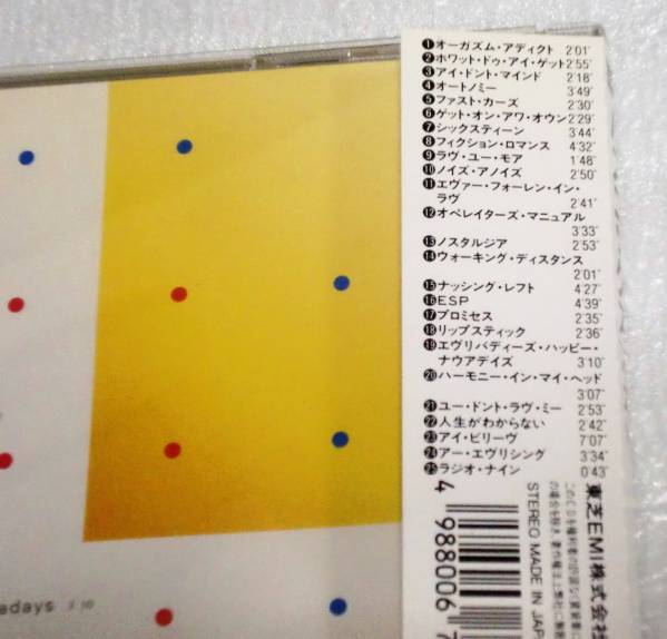 CD　BUZZCOCKS/バズコックス/BEST/ベスト_画像2