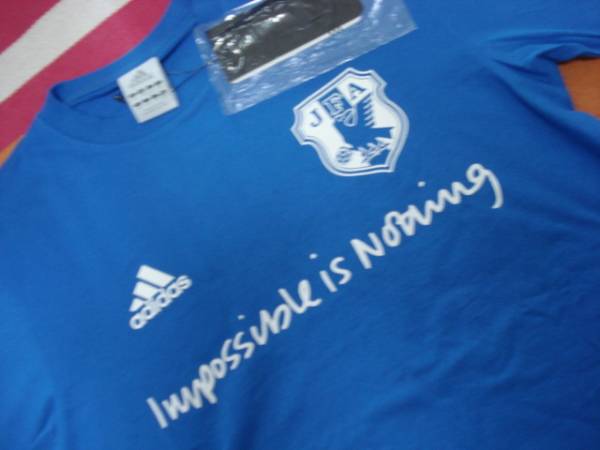  новый товар ограничение! Adidas Япония представитель отвечающий . футболка /JFA холм рисовое поле Japan 2010