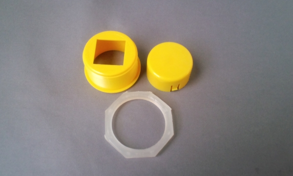 ** yellow | yellow *30Φ push switch. button = ring attaching 