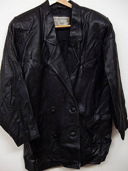 * fine quality leather *HARAJUKU MOTHER* lambskin leather coat black *