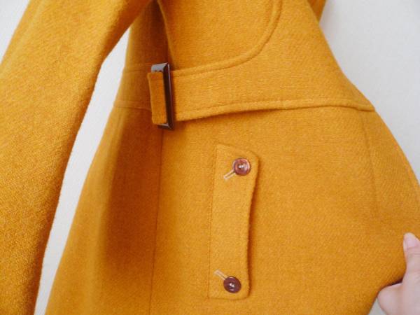  half-price and downward Deuxieme Classe buy Macintosh coat DEUXIEME CLASSE mustard yellow yellow color unused 