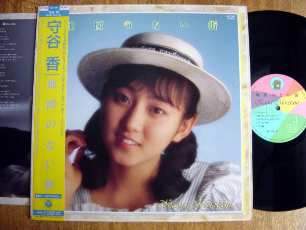 [ obi LP].../ map. not street (AF7461 Japan ko rom Via 1987 year KAORU MORIYA idol XJAPAN)