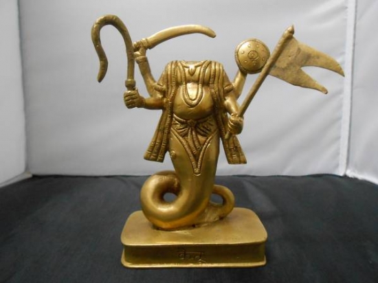 ケートゥ 神像 インド占星術 マントラ 風水 ドラゴンテイル 仏像_画像1