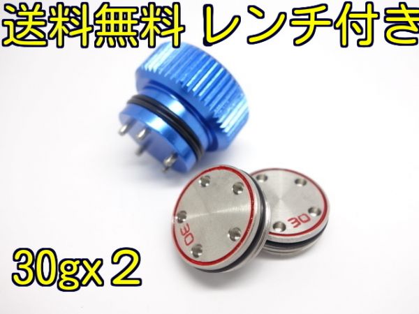 送料無！スコッティキャメロン用 ウェイト 30ｇ×2＋ツール青2