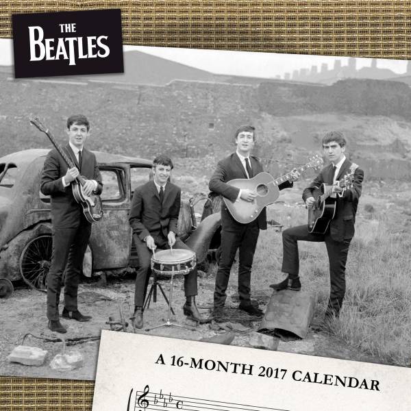 * бесплатная доставка * Beatles * 2017 календарь * новый товар нераспечатанный *3