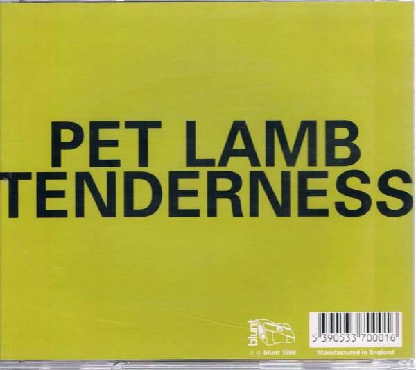 中古 ペット・ラム / PET LAMB 【TENDERNESS】 CD_画像2