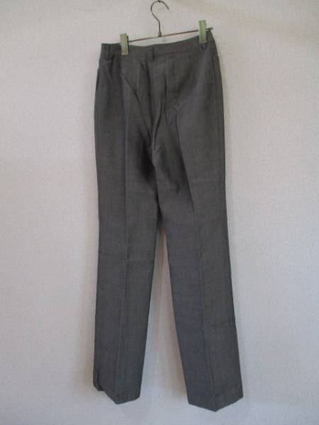 ROPE茶グレーストレートパンツ（USED）82316)