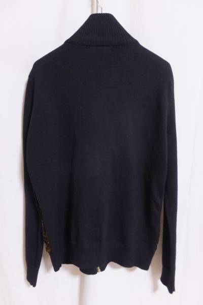 ☆☆送料無料☆☆RalphLauren☆ヒョウ柄☆キルティング☆ニット☆黒☆M☆ｚ20☆