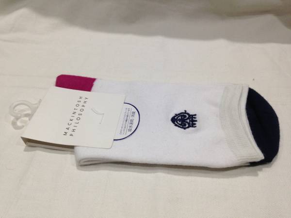 新品 百貨店商品 MACKINTOSH PHILOSOPHY 速干消臭 ソックス/靴下
