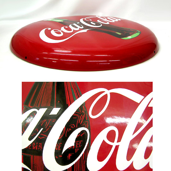 CocaCola/コカコーラ☆丸看板 約５０cm 札幌市 豊平区_画像2