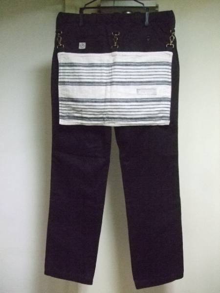  new goods *BIAS cotton pants apron attaching *M* tea 